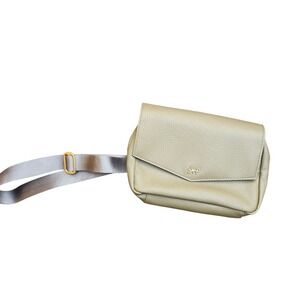 Freshly Picked Crossbody Bag Gold Pewter Vegan Leather‎ Convertible Fanny Pack